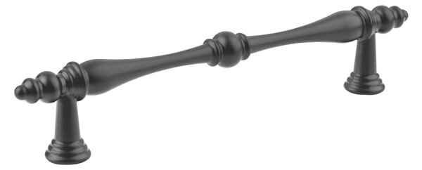 Walteco Nábytková úchytka Reus rozte 128mm, erná matná