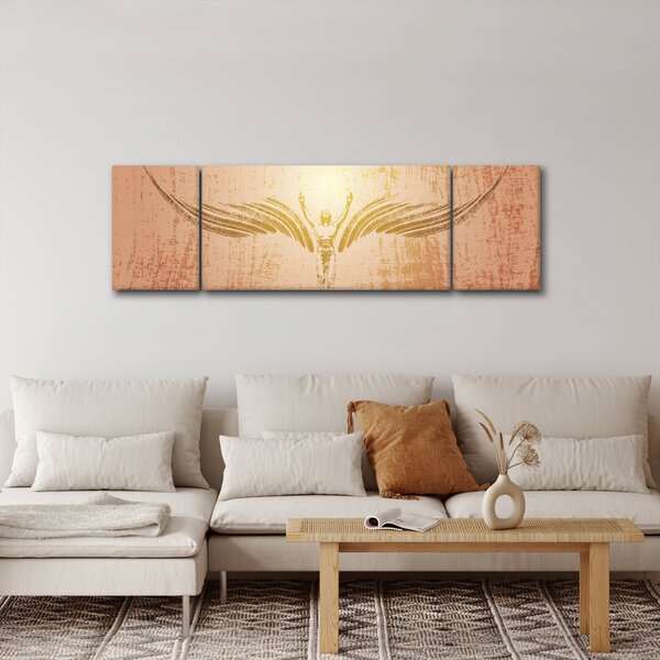Obraz - Andělská abstrakce (170x50 cm)