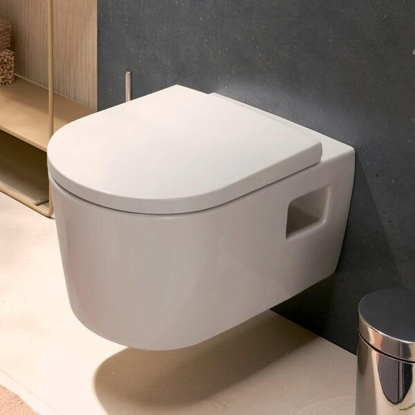 Hansgrohe EluPura Original S závěsný klozet s WC sedátkem, bílý