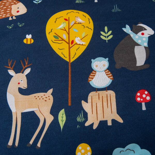 Povlečení z mikrovlákna ANIMALS modré Rozměr povlečení: 70 x 90 cm | 140 x 200 cm