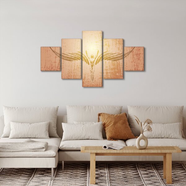 Obraz - Andělská abstrakce (125x70 cm)