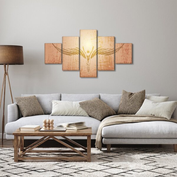 Obraz - Andělská abstrakce (125x70 cm)