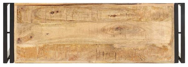 Konzolový stolek 90 x 30 x 75 cm hrubé mangovníkové dřevo 321096