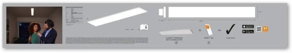 Ledvance - LED Stmívatelné stropní svítidlo SMART+ FRAMELESS LED/27W/230V Wi-Fi