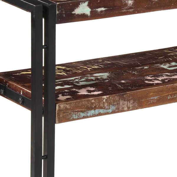 Konzolový stolek 90 x 30 x 75 cm masivní recyklované dřevo 321098