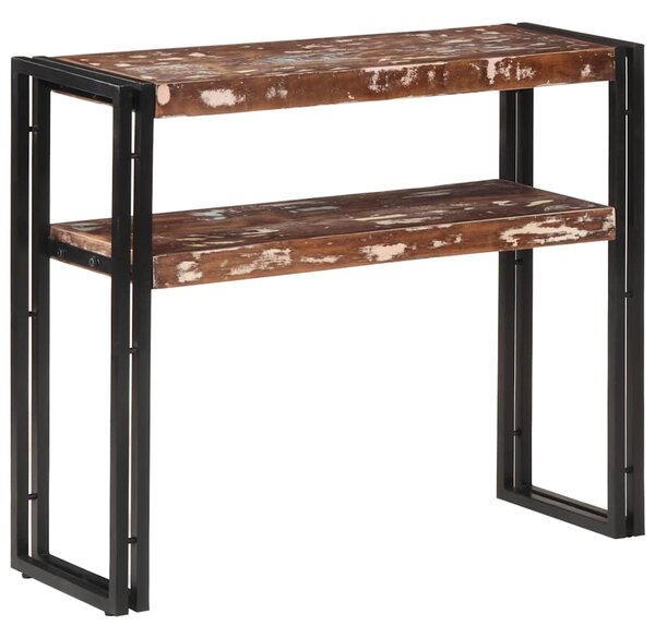 Konzolový stolek 90 x 30 x 75 cm masivní recyklované dřevo 321098
