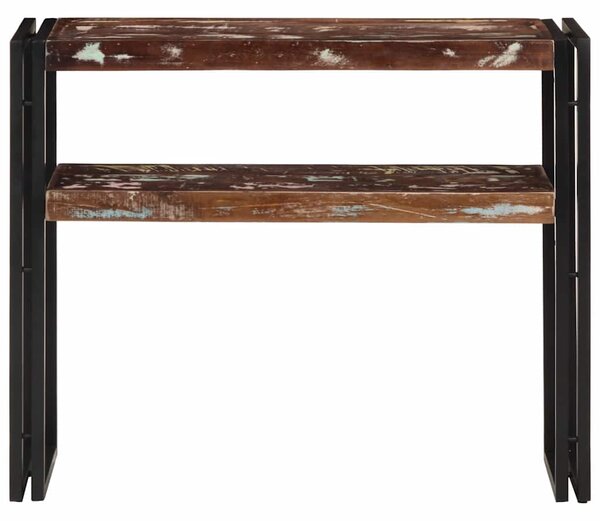 Konzolový stolek 90 x 30 x 75 cm masivní recyklované dřevo 321098