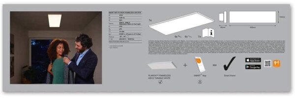 Ledvance - LED Stmívatelné stropní svítidlo SMART+ FRAMELESS LED/16W/230V Wi-Fi
