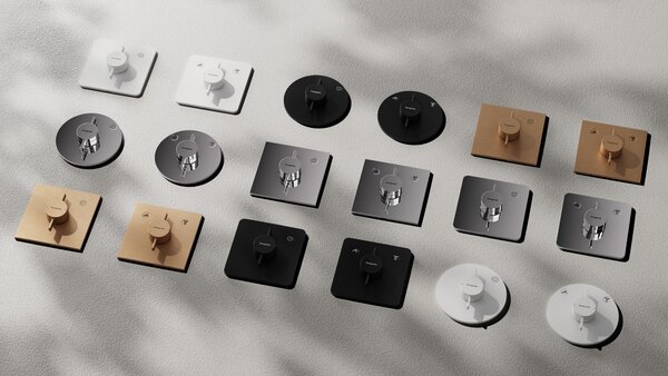 Hansgrohe DuoTurn Q Baterie pod omítku pro 2 spotřebiče, chrom 75414000