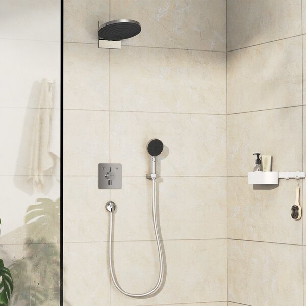 Hansgrohe DuoTurn Q Baterie pod omítku pro 2 spotřebiče, chrom 75414000