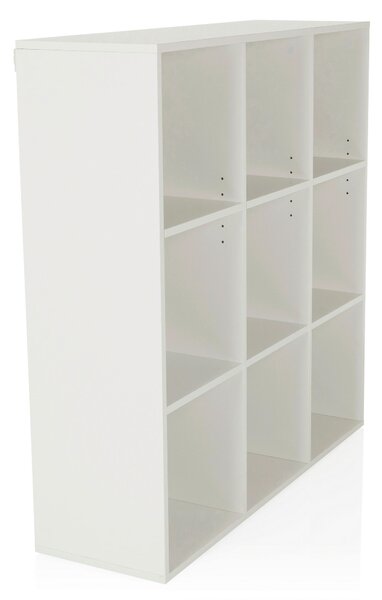REGÁL, bílá, 97,5/100/30 cm MID.YOU - Online Only regály & police, Online Only