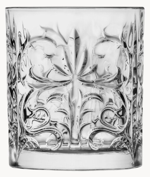 Sada sklenic na whisky z křišťálového skla Tattoo, 6 dílů