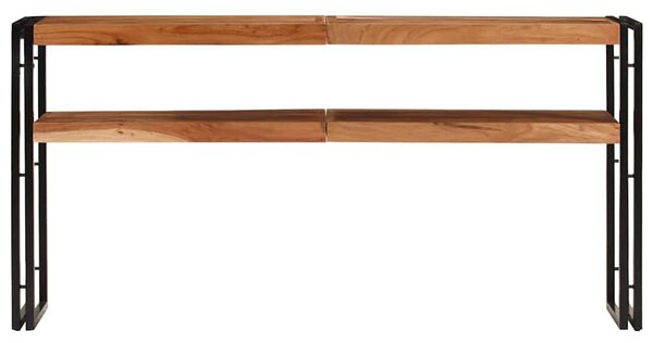 Konzolový stolek 150 x 30 x 75 cm masivní akáciové dřevo 321103