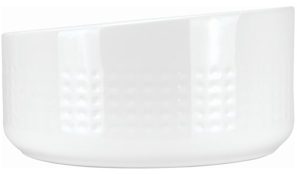 Deante Silia Hexa umyvadlo 36x36 cm kulatý na pult bílá lesk CDX_6U3S