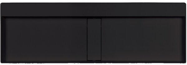 Deante Blur umyvadlo 120x40 cm obdélníkový na pult černá matný CQB_NU2S