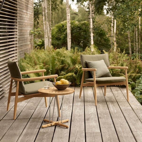 Carl Hansen designové zahradní odkládací stolky Embrace Lounge Table (48Ø cm)
