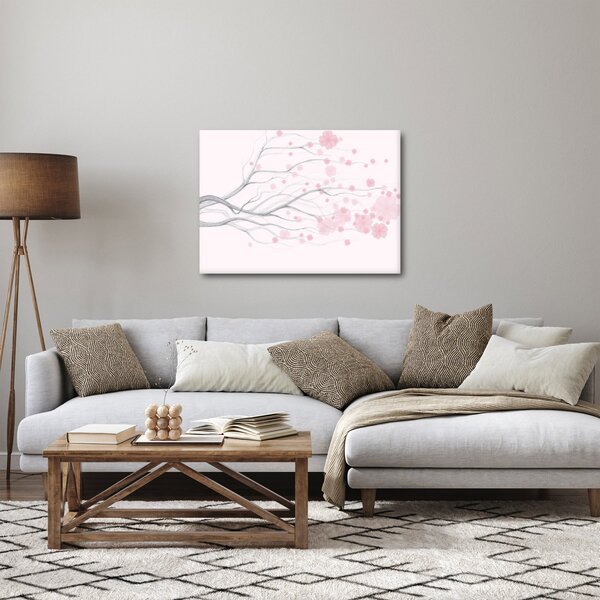Obraz - Růžové květy (70x50 cm)