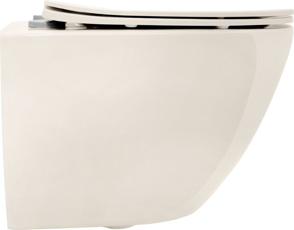 Závěsná WC Misa Rea Beige CARLO MINI RIMLESS