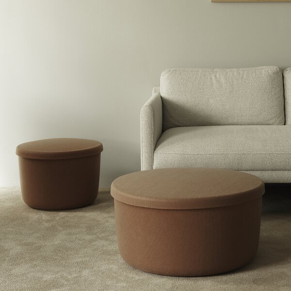 Normann Copenhagen designové stoličky Hide Storage Pouf Small
