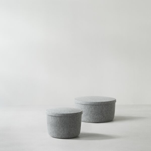 Normann Copenhagen designové stoličky Hide Storage Pouf Small