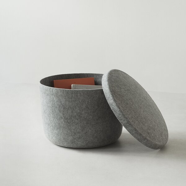 Normann Copenhagen designové stoličky Hide Storage Pouf Small