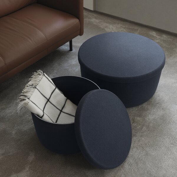 Normann Copenhagen designové stoličky Hide Storage Pouf Small