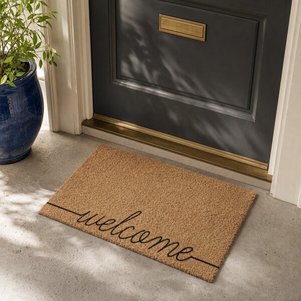 Rohožka z kokosového vlákna 40x60 cm Curly – Artsy Doormats