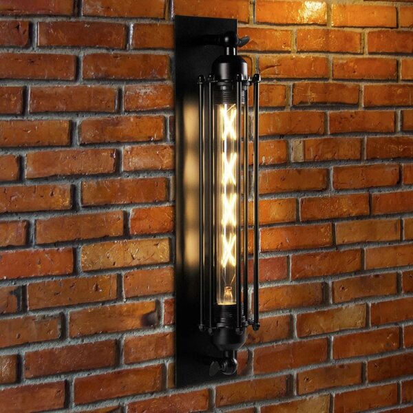 Goldlux Retro nástěnné svítidlo 1x20 W černá 326584