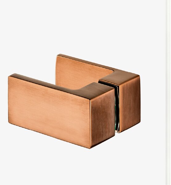 New Trendy Avexa Copper Brushed sprchový kout 110x80 cm obdélníkový měděná kartáčovaný/průhledné sklo EXK-3549