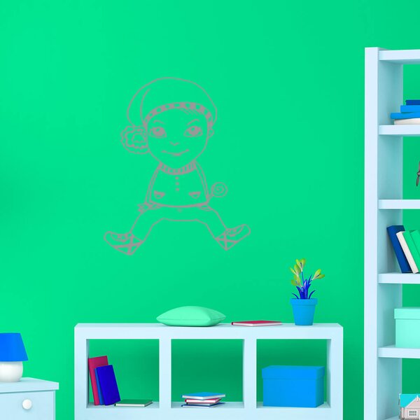 Živá Zeď Samolepka Skřítek Barva: černá