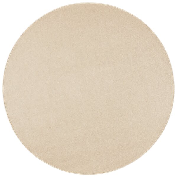 Hanse Home Collection koberce Kusový koberec Nasty 101152 Creme kruh - 133x133 (průměr) kruh cm