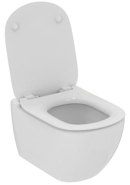 Ideal Standard Tesi wc mísa se sedátkem s pomalým sklápěním závěsná bez splachovacího kruhu bílá lesk T354601