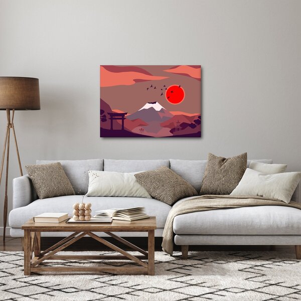 Obraz - Ilustrace hory Fuji (70x50 cm)