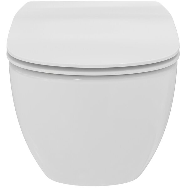 Ideal Standard Tesi wc mísa se sedátkem s pomalým sklápěním závěsná bez splachovacího kruhu bílá lesk T354601