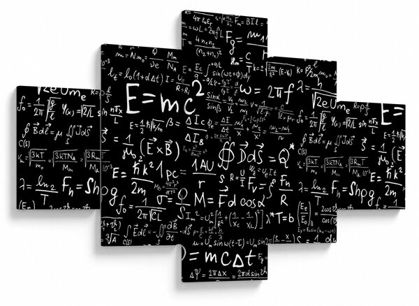 Obraz - Matematika (125x70 cm)