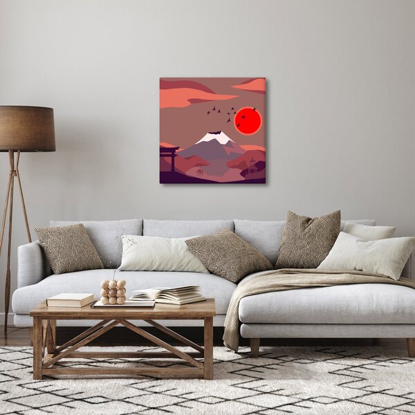 Obraz - Ilustrace hory Fuji (30x30 cm)