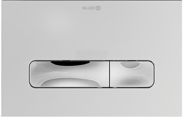 Kludi Unifix splachovací tlačítko pro WC lesklý chrom-matný chrom 30PP0105