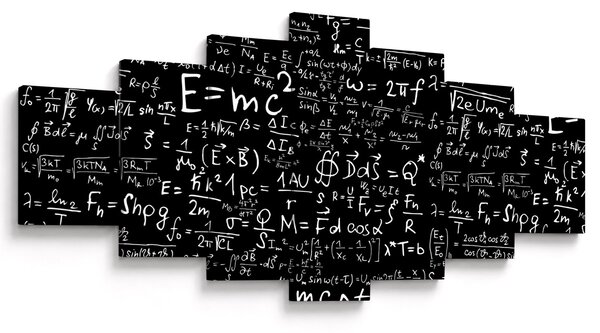 Obraz - Matematika (210x100 cm)