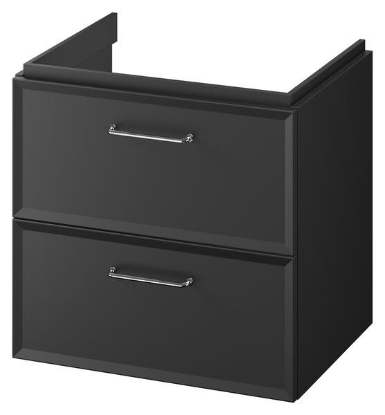 Cersanit Milagros skříňka 59.4x44.6x55.1 cm pod umyvadlo závěsná černá S1021-002