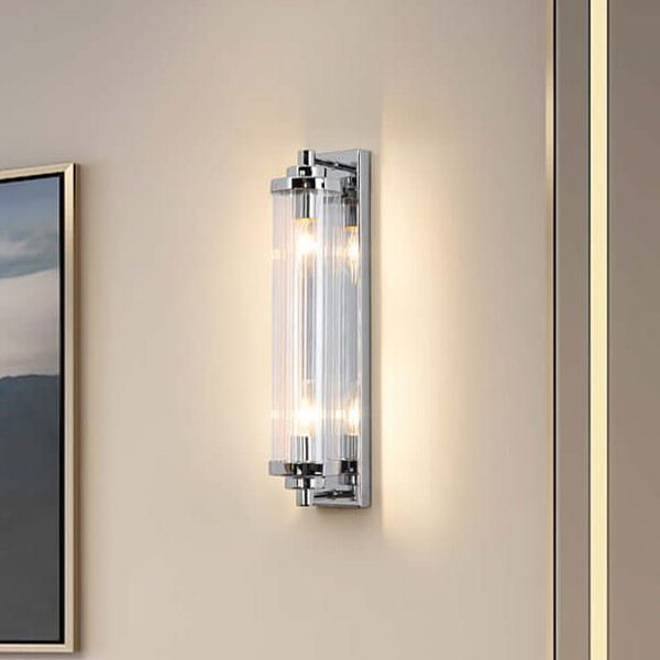 Light Prestige Lorenzo nástěnné svítidlo 2x40 W chrom-průhledná LP-2960/1WCH