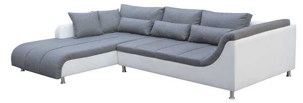 Rohová sedací souprava Amber (šedá) (L). Akce -20%