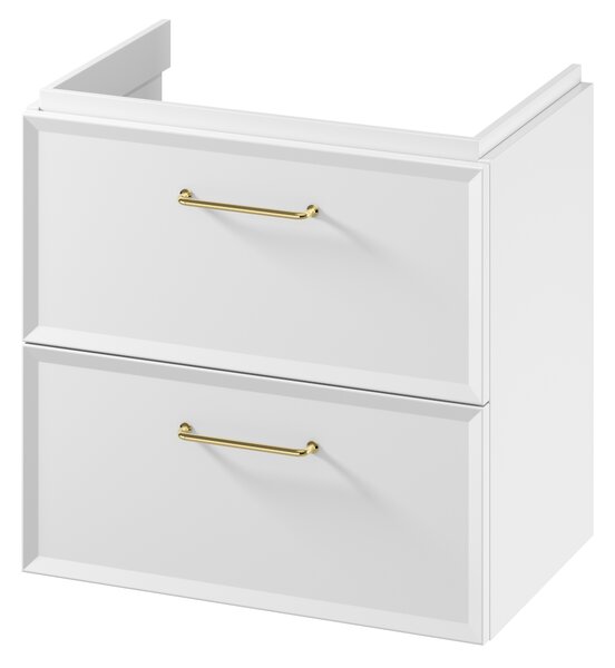 Cersanit Milagros skříňka 59.4x37.4x55.1 cm pod umyvadlo závěsná bílá S1021-008