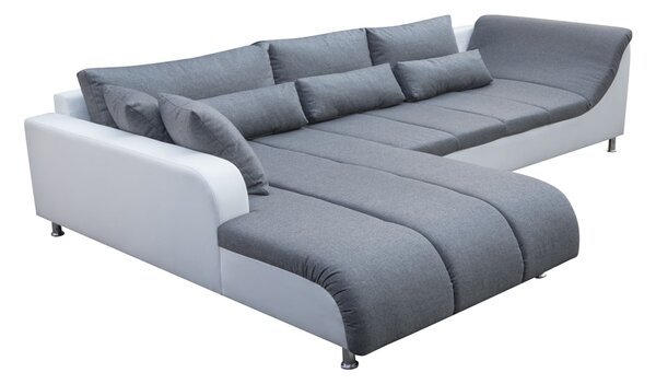 Rohová sedací souprava Amber (šedá) (L). Akce -20%