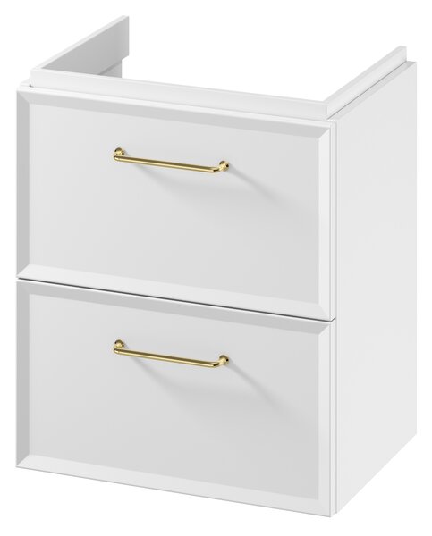Cersanit Milagros skříňka 49.4x34.6x55.1 cm pod umyvadlo závěsná bílá S1021-005