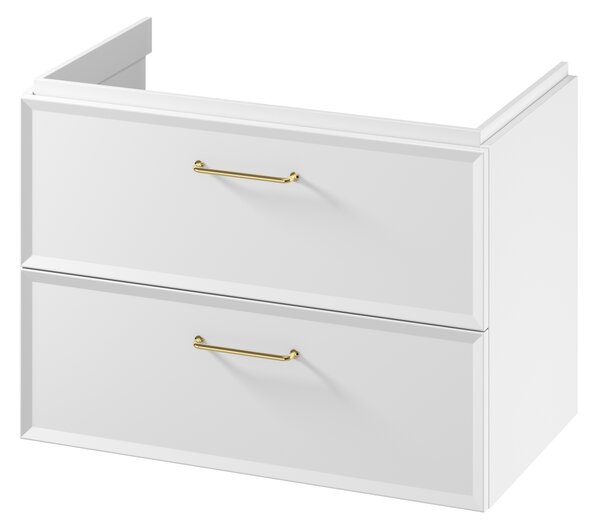 Cersanit Milagros skříňka 79.4x44.6x55.1 cm pod umyvadlo závěsná bílá S1021-004