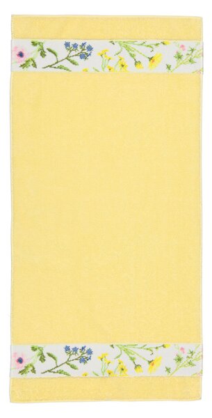 Feiler FLOWER MEADOW BORDER ručník 50 x 100 cm yellow