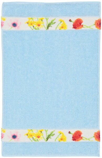 Feiler FLOWER MEADOW BORDER ručník 30 x 50 cm blue
