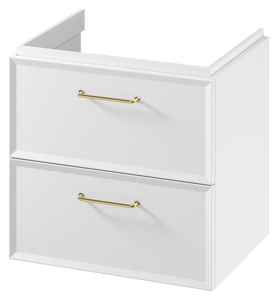 Cersanit Milagros skříňka 59.4x44.6x55.1 cm pod umyvadlo závěsná bílá S1021-001