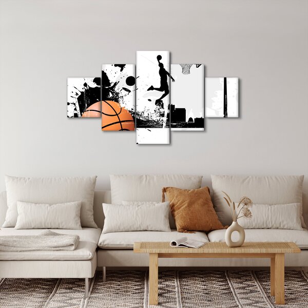 Obraz - Hráč basketbalu (125x70 cm)