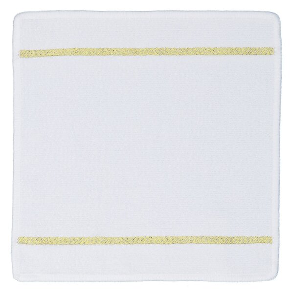 Feiler LA GLAMOUR ručník na obličej 30 x 30 cm white - gold
